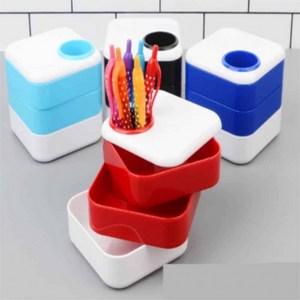 3단 펜꽂이 스탠드펜꽂이 펜슬홀더 연필정리함 연필꽂이