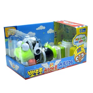 뽀로로 루피 크롱 히어로 슈팅카 미니카, 1개, 크롱