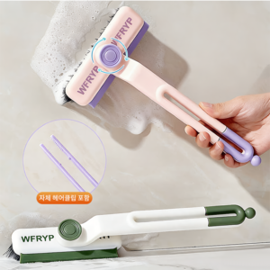 벽 모서리 청소 브러시 욕실 틈새 청소솔 회전식 코너 브러시
