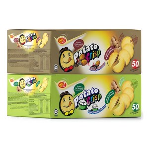 윈윈푸드 포테이토 크리스프 스낵 바베큐맛 50p + 사워크림맛 50p