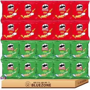 감자 과자 A세트 (프링글스 어니언19g + 오리지널 19g) x10, 19g, 1개