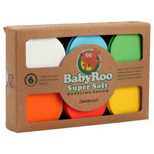 호안미로 베이비루 곡물클레이, 6색, 825g, 1세트