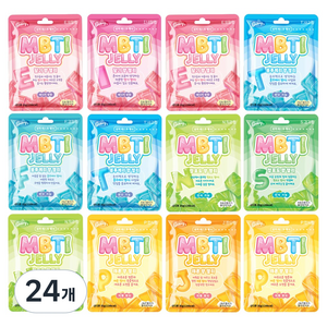 candy 과일향 MBTI 성격 테스트 젤리, 24개, 35g