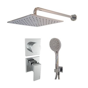 트리미 매립 해바라기수전 Q30 4BC2-CC SET A 크롬 레인샤워기, 1개