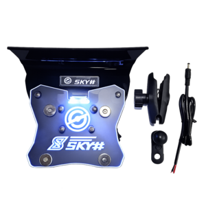 SKY# 배달대행 오토바이 자석 충전거치대 2구 듀얼B-3장착마운트포함