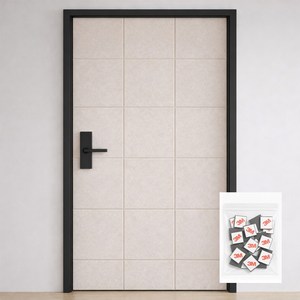 라노홈소음차단자석형현관문방음재 30 x 30 cm, 그레이, 48개