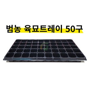 육묘트레이 주식회사 범농 트레이 모종트레이 트레이 씨앗 파종판 모종판, 70개, 검정색