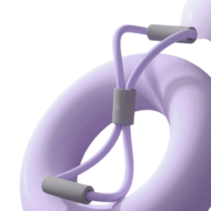 FlexBand 홈트 스트레칭 밴드, 1개, 퍼플