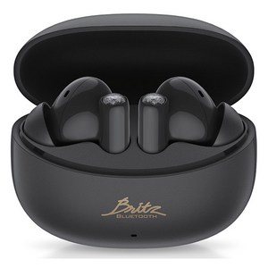 브리츠 노이즈캔슬링 무선 블루투스 v5.3 이어폰, AcousticANC7, 블랙, 23시간, 방수가능, AcousticANC7, 블랙