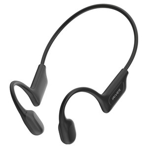 아이리버 골전도 오픈형 생활방수 무선 블루투스 6.0 이어폰, IB-GX1, 블랙, 8시간, IB-GX1, 블랙