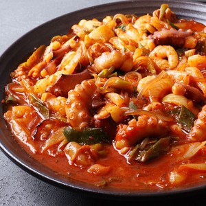 부산 소문난 얼큰 조방낙지 낙곱새 볶음 700g 1~2인분 / 2~4인분 /, 700g, 1개