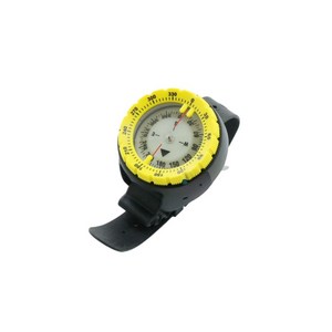 수중에서도 선명한 우레탄밴드 다이빙 나침반, 옐로우