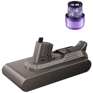 DAGUHAE 호환 다이슨 청소기 배터리 V11 SV15 4000mah 교체용 대용량 배터리 (필터 증정), 1개, SV15 4000mAh