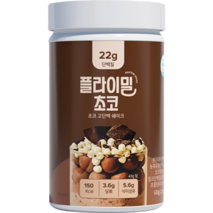플라이밀 초코 고단백 쉐이크, 630g, 1개