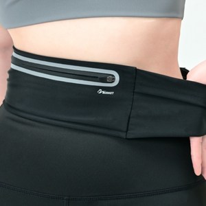 BUSKET 고급형 런닝벨트 러닝 가방 와이드 3포켓