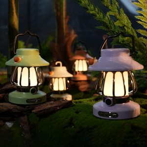 애니버디즈 감성 충전식 캠핑램프 랜턴, 1개, 화이트