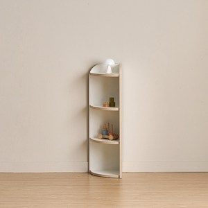 리트리 키즈 3단 엔딩 교구장 반원 책장 아기 유아 어린이, 3단, 크림화이트