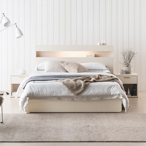 레이디가구 모노 LED 수납 침대 프레임 단품 방문설치