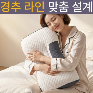 라크텍 어깨 목 편한 경추 베게 꿀잠 메모리폼