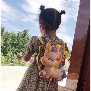 캐릭터 유니콘 배낭 물총 2000ML, 핑크, 1개