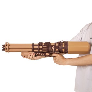 TAOMI 개틀링 워터건 특대형 워터밤 물총 성인용 + 물총 스트랩, 커피, 1개