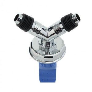 워터홀 냄새차단 배수구 트랩 (2구 Y형) (자동개폐 실리콘형)/재입고