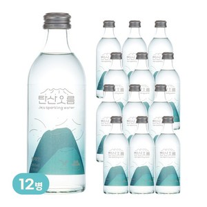 [탄산오름] 프리미엄 제주 탄산수 250 ml 플레인, 12개, 250ml