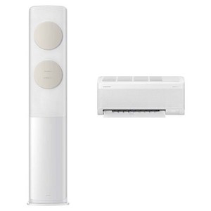 삼성전자 56.9㎡(17.2평) + 18.7㎡(5.7평) BESPOKE AI 무풍 클래식 홈멀티형 에어컨 AF70F17D11BRT + 리모컨 세트 방문설치