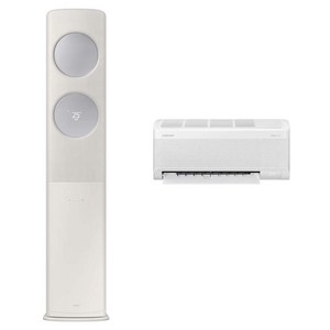 삼성전자 56.9㎡(17.2평) + 18.7㎡(5.7평) BESPOKE AI 무풍 클래식 홈멀티형 에어컨 AF70F17D24ER1T + 리모컨 세트 방문설치