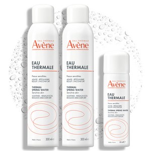 아벤느 오 떼르말 온천수 미스트 300ml 2p + 50ml 세트, 1개