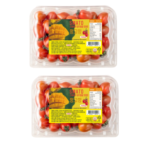 [스마토스테비아] 과즙팡팡 감출수없는 풍미 스테비아 대추방울 토마토 망고향, 1박스, 1kg (500g+500g)