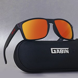 가빈 스타일호른 빅사이즈 편광 스포츠 선글라스 G30, C3 블랙 + 오렌지미러, 1개