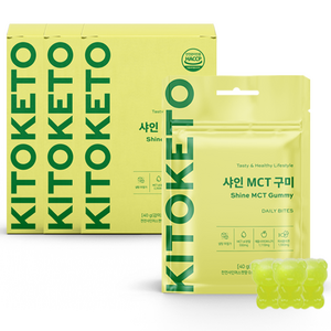 [키토케토] 샤인MCT구미 무설탕 젤리 애플사이다비니거 애사비 구미 3BOX, 240g, 3박스