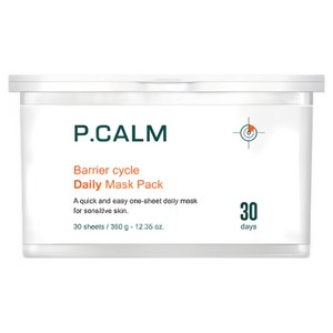 피캄 베리어사이클 데일리 화잘먹 뽑아쓰는 마스크팩