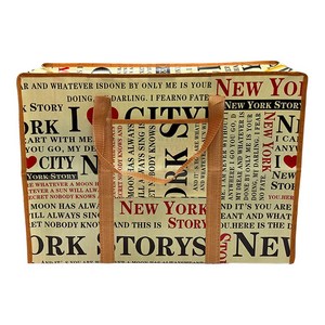 타포린백 빅사이즈 가방 여행 이사 부직포가방 보조가방, 1개, 뉴욕(대)