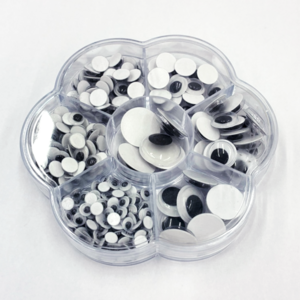 입체 접착식 눈알 스티커 200p 세트