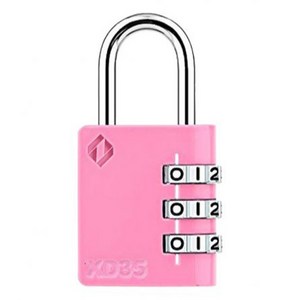 자커 다이얼 자물쇠 컬러 브리스터 핑크 XD35