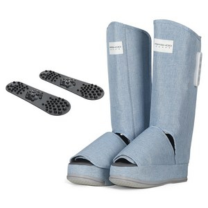 제스파 더툴 400 에어슈 듀얼 발 종아리 다리 마사지기 + 지압판2p 세트