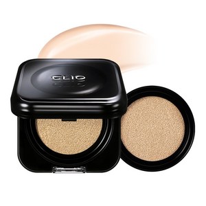 클리오 킬커버 파운웨어 쿠션 기획세트 [본품+리필]+퍼프1매 + 세안퍼프증정, 1개