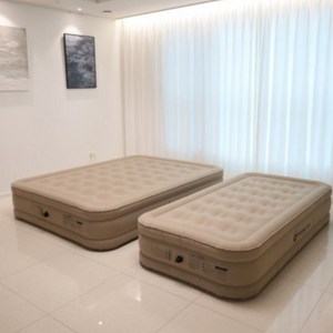 [5세대 올패브릭] 네츄럴캠프 에어매트 프리미엄 FABRIC 내장형 자동펌프 6면 모두 패브릭