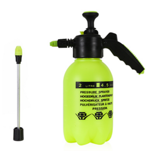 [1+1] 공기압축식 고압분무기 2리터 대용량(긴 노즐 포함) 할인, 형광그린, 2개