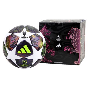 아디다스 UCL 파이널 리그 박스 축구공, JX9077, 1개