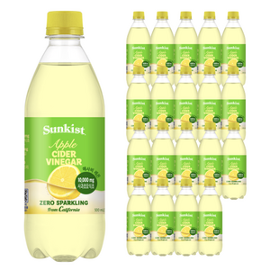 썬키스트 애사비 제로 탄산음료 레몬, 500ml, 20개