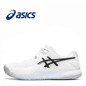 ASICS(아식스) GEL-Resolution 9 편안한 캐주얼 데일리룩 로우탑 테니스화 남성용 화이트블랙 1041A330-100
