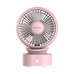 파세코 탁상용 선풍기 (핑크) 미니 휴대용 무선 충전식 책상 사무실 PTF-AB8030P