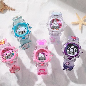 (국내당일발송)귀여운 동물 캐릭터 Led 전자 발광시계 멜로디소리 유치원 초등학생 조카 선물 단체 선물 입학 졸업 교회 선물