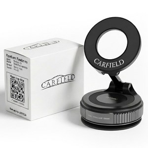 카필드 차량용 흡착식 맥세이프 휴대폰거치대, 정품 카필드 블랙, 1개