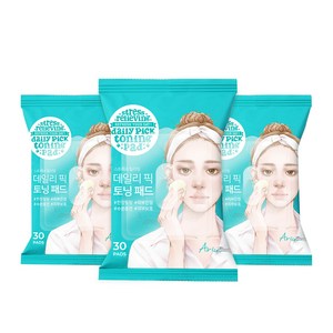 [비건뷰티] 아리얼 데일리 픽 진정 토닝패드 57g