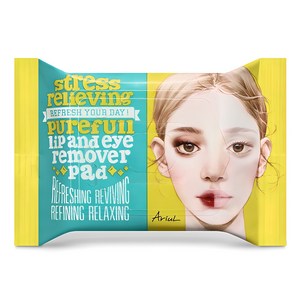아리얼 릴리빙 퓨어풀 립앤아이 리무버 패드 30p, 55g, 1개
