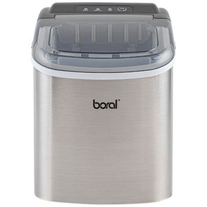 [4월 특가] 보랄 아이스 제빙기 1.2L 스텐 얼음 급속제빙 아이스메이커 자동세척 홈카페 홈바 가정용 캠핑 사무실 탕비실 스테인리스